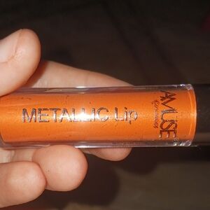 Metallic Lip Gloss - Bold Orange